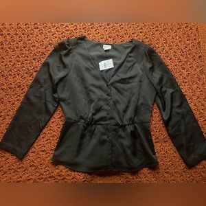 NWT J. Crew Peplum Top